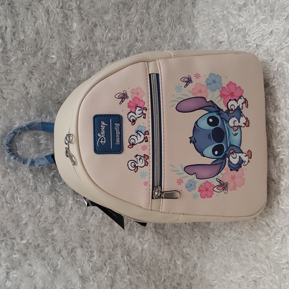 NWT Loungefly Lilo and Stitch mini backpack and cardholder - Picture 3 of 16
